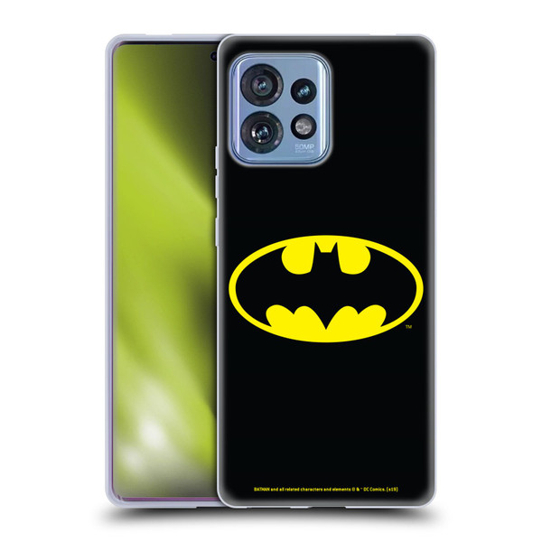 Batman DC Comics Logos Classic Soft Gel Case for Motorola Moto Edge 40 Pro