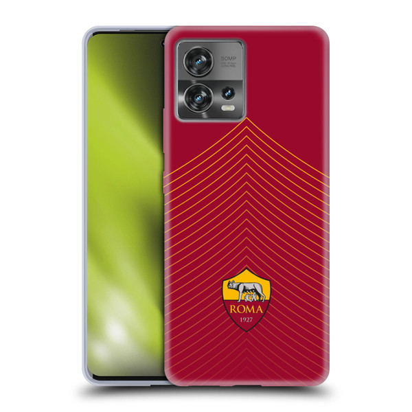 AS Roma Crest Graphics Arrow Soft Gel Case for Motorola Moto Edge 30 Fusion