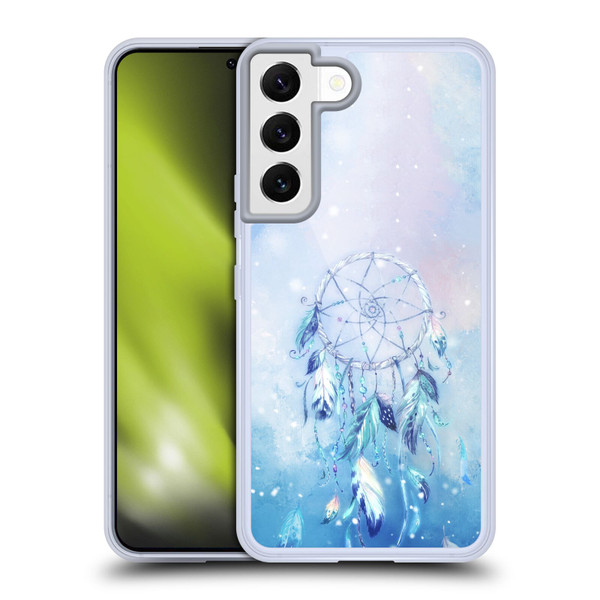 Simone Gatterwe Assorted Designs Blue Dreamcatcher Soft Gel Case for Samsung Galaxy S22 5G