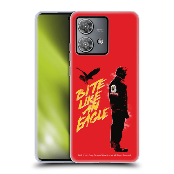 Cobra Kai Key Art Johnny Lawrence Eagle Bite Soft Gel Case for Motorola Edge 40 Neo 5G