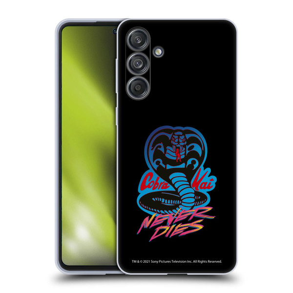 Cobra Kai Key Art Never Dies Logo Soft Gel Case for Samsung Galaxy M55 5G
