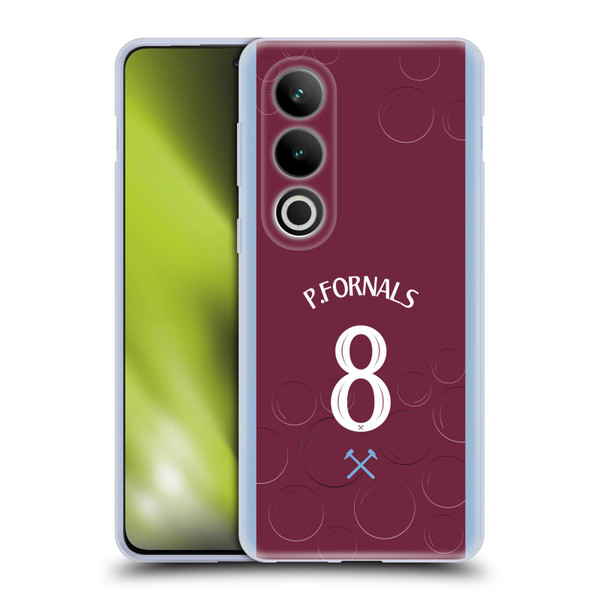 West Ham United FC 2023/24 Players Home Kit Pablo Fornals Soft Gel Case for OPPO OnePlus Ace 3V 5G