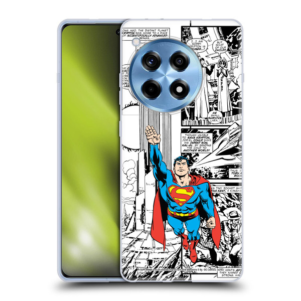 Superman DC Comics Comicbook Art Flight Soft Gel Case for OPPO OnePlus Ace 3 5G