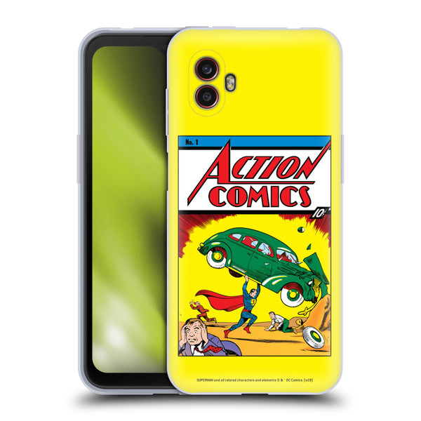 Superman DC Comics Famous Comic Book Covers Action Comics 1 Soft Gel Case for Samsung Galaxy Xcover6 Pro/Pro2