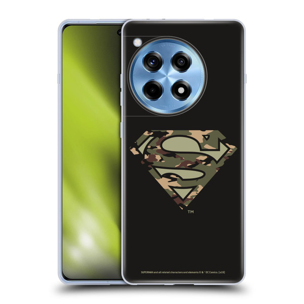 Superman DC Comics Logos Camouflage Soft Gel Case for OPPO OnePlus Ace 3 5G