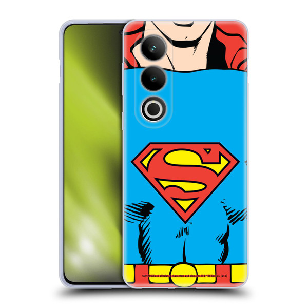 Superman DC Comics Logos Classic Costume Soft Gel Case for OPPO OnePlus Ace 3V 5G