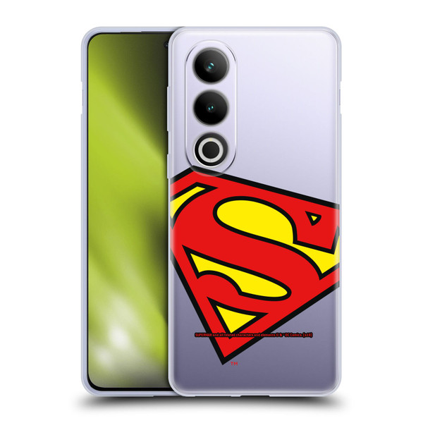 Superman DC Comics Logos Oversized Soft Gel Case for OPPO OnePlus Ace 3V 5G