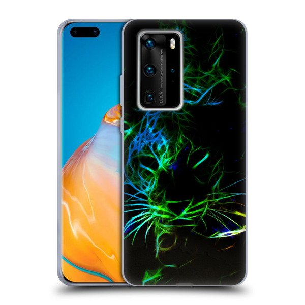 Simone Gatterwe Animals Neon Leopard Soft Gel Case for Huawei P40 Pro / P40 Pro Plus 5G