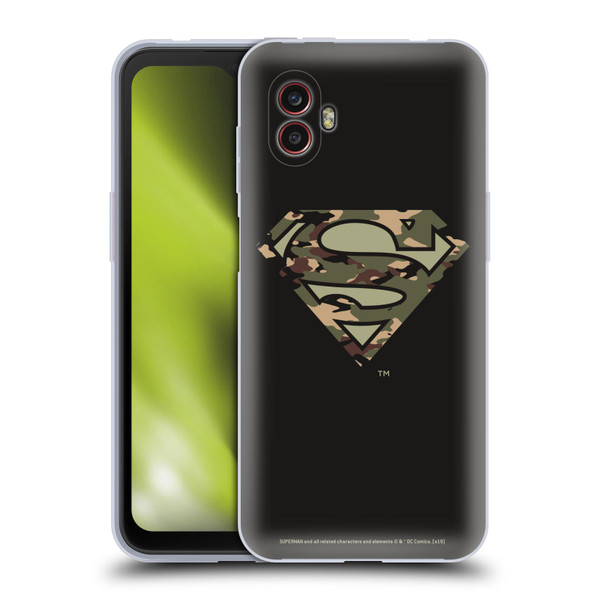 Superman DC Comics Logos Camouflage Soft Gel Case for Samsung Galaxy Xcover6 Pro/Pro2