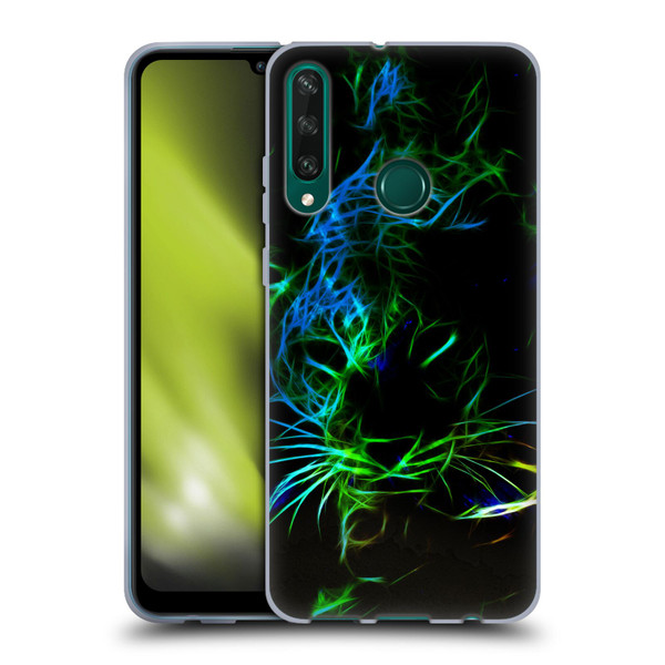 Simone Gatterwe Animals Neon Leopard Soft Gel Case for Huawei Y6p
