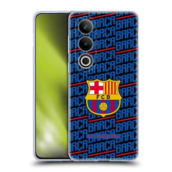 FC Barcelona Crest Patterns Barca Soft Gel Case for OPPO OnePlus Ace 3V 5G