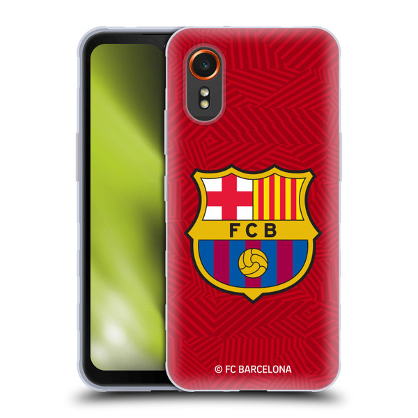 FC Barcelona Crest Red Soft Gel Case for Samsung Galaxy Xcover7 5G