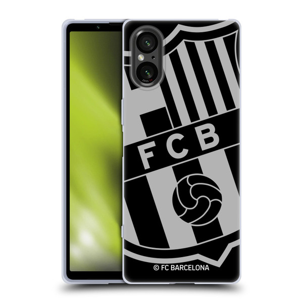 FC Barcelona Crest Oversized Soft Gel Case for Sony Xperia 5 V 5G
