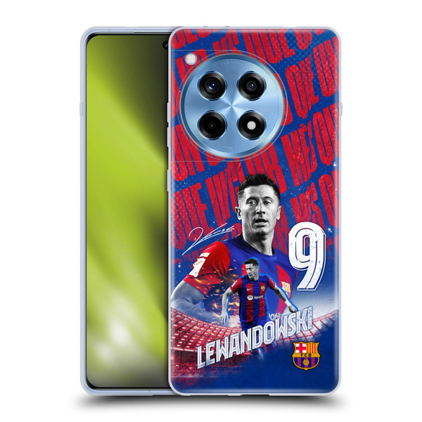 FC Barcelona 2023/24 First Team Robert Lewandowski Soft Gel Case for OPPO OnePlus Ace 3 5G