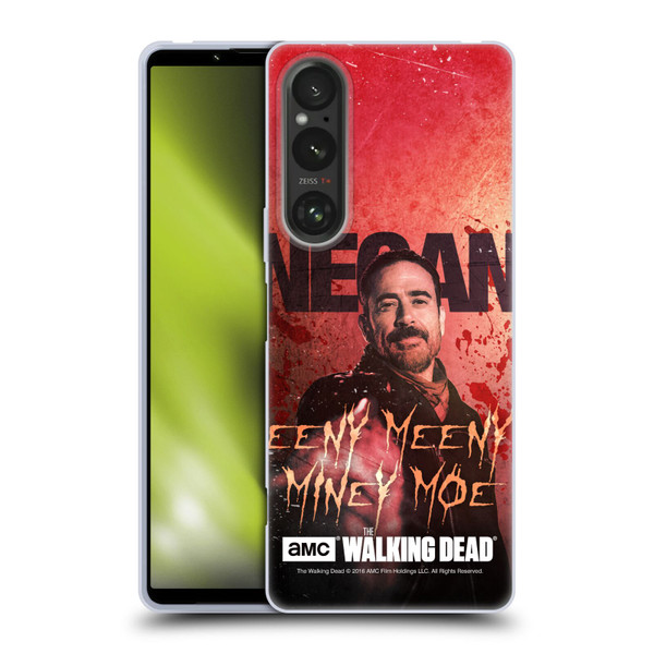 AMC The Walking Dead Negan Eeny Miney Coloured Soft Gel Case for Sony Xperia 1 V 5G