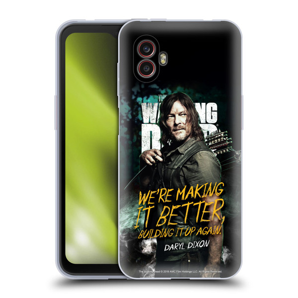 AMC The Walking Dead Season 9 Quotes Daryl Soft Gel Case for Samsung Galaxy Xcover6 Pro/Pro2
