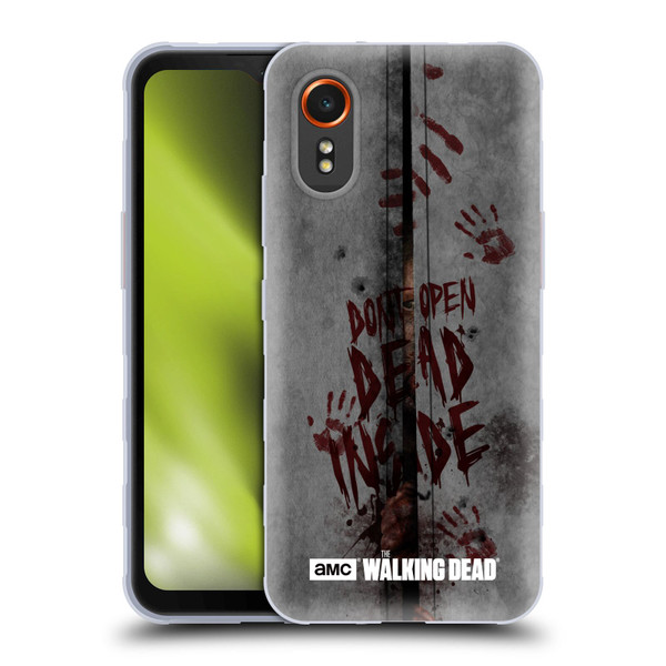 AMC The Walking Dead Typography Dead Inside Soft Gel Case for Samsung Galaxy Xcover7 5G