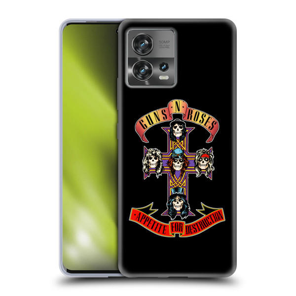 Guns N' Roses Key Art Appetite For Destruction Soft Gel Case for Motorola Moto Edge 30 Fusion