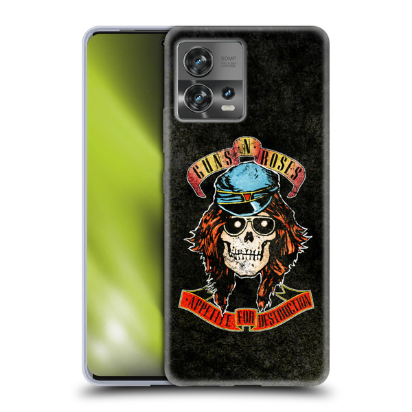 Guns N' Roses Vintage Rose Soft Gel Case for Motorola Moto Edge 30 Fusion