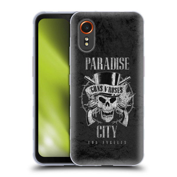 Guns N' Roses Vintage Paradise City Soft Gel Case for Samsung Galaxy Xcover7 5G
