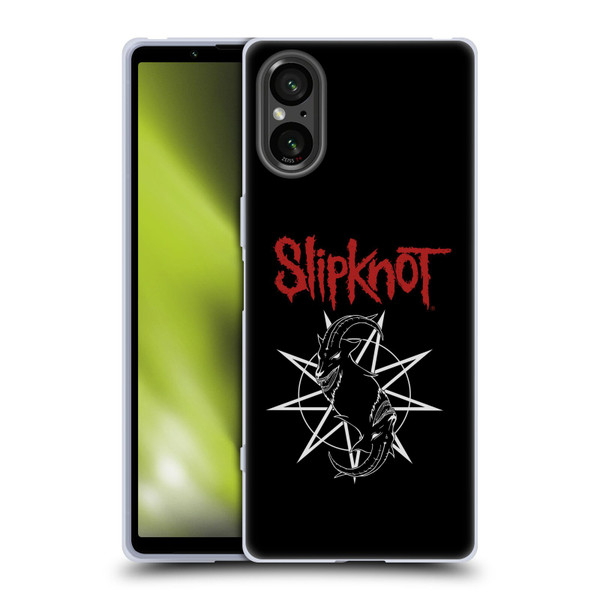 Slipknot Key Art Goat Logo Soft Gel Case for Sony Xperia 5 V 5G