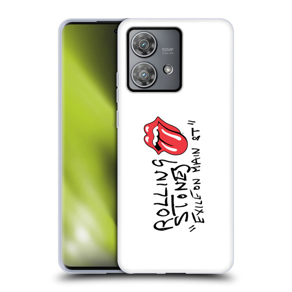 The Rolling Stones Albums Exile On Main St. Soft Gel Case for Motorola Edge 40 Neo 5G