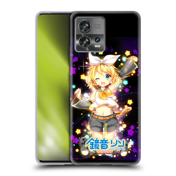 Hatsune Miku Characters Kagamine Rin Soft Gel Case for Motorola Moto Edge 30 Fusion