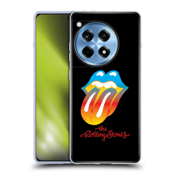 The Rolling Stones Graphics Rainbow Tongue Soft Gel Case for OnePlus 12R