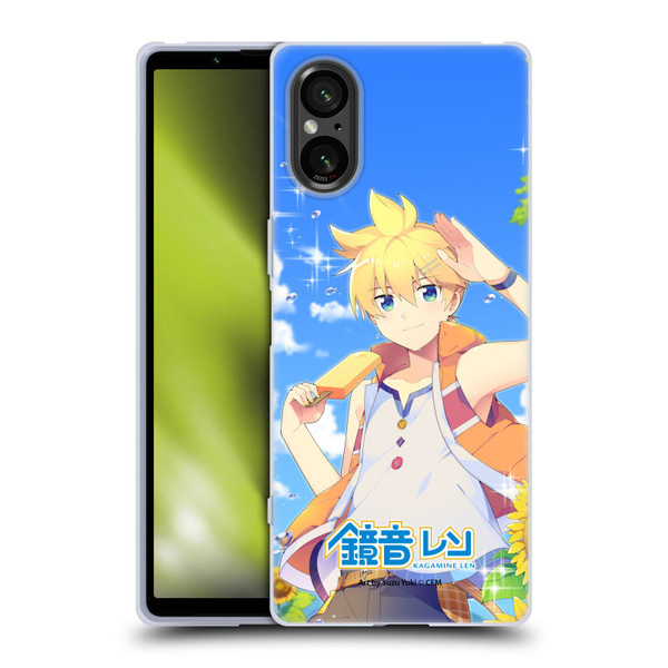 Hatsune Miku Characters Kagamine Len Soft Gel Case for Sony Xperia 5 V 5G