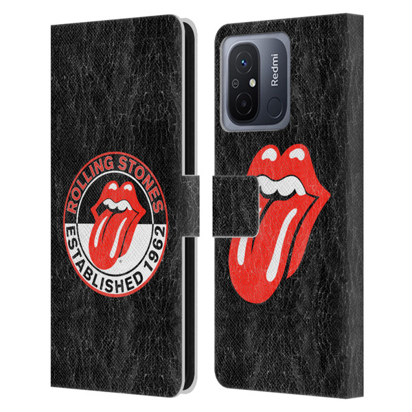 The Rolling Stones Graphics Established 1962 Leather Book Wallet Case Cover For Xiaomi Redmi 12C