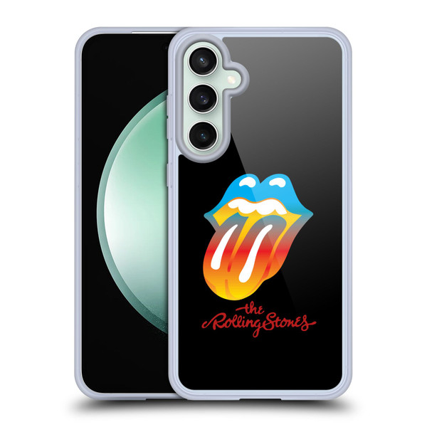 The Rolling Stones Graphics Rainbow Tongue Soft Gel Case for Samsung Galaxy S23 FE 5G