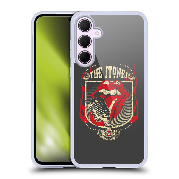 The Rolling Stones Key Art Jumbo Tongue Soft Gel Case for Samsung Galaxy A35 5G