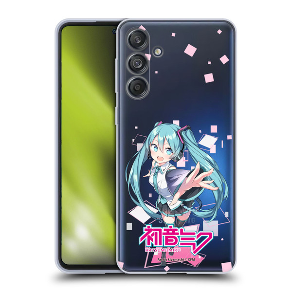 Hatsune Miku Graphics Cute Soft Gel Case for Samsung Galaxy M55 5G