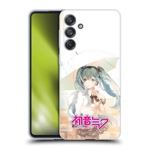 Hatsune Miku Graphics Rain Soft Gel Case for Samsung Galaxy M55 5G