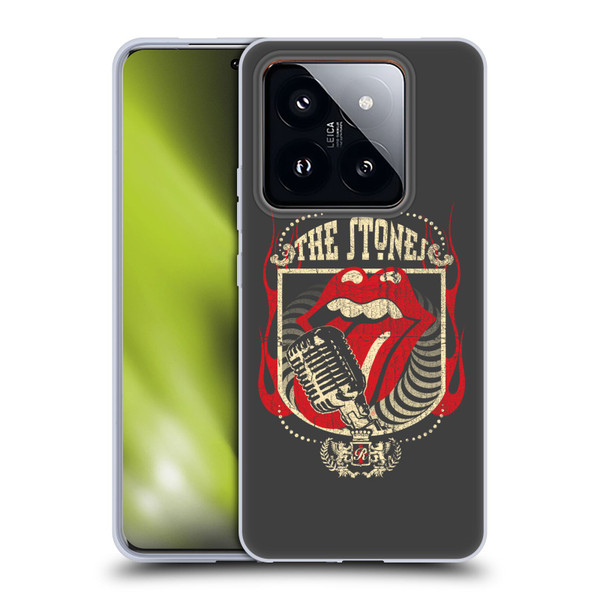 The Rolling Stones Key Art Jumbo Tongue Soft Gel Case for Xiaomi 14 Pro