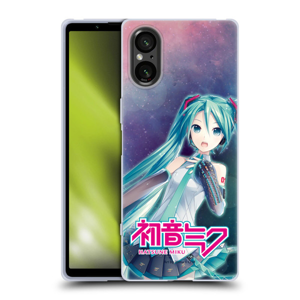 Hatsune Miku Graphics Nebula Soft Gel Case for Sony Xperia 5 V 5G