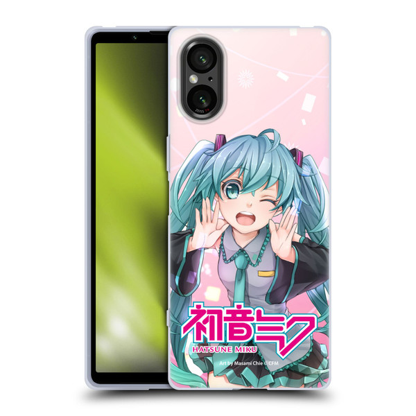 Hatsune Miku Graphics Wink Soft Gel Case for Sony Xperia 5 V 5G