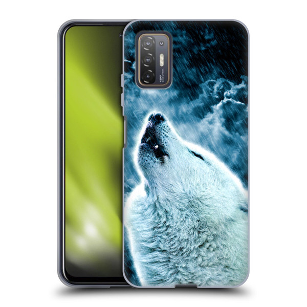 Simone Gatterwe Animals 2 Howling Wolf Soft Gel Case for HTC Desire 21 Pro 5G