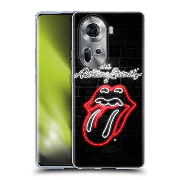 The Rolling Stones Licks Collection Neon Soft Gel Case for OPPO Reno11