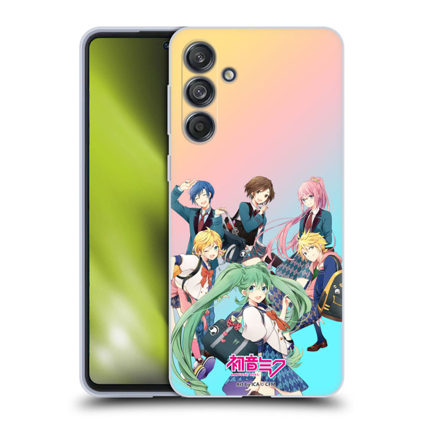 Hatsune Miku Virtual Singers High School Soft Gel Case for Samsung Galaxy M55 5G
