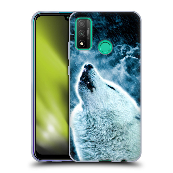 Simone Gatterwe Animals 2 Howling Wolf Soft Gel Case for Huawei P Smart (2020)