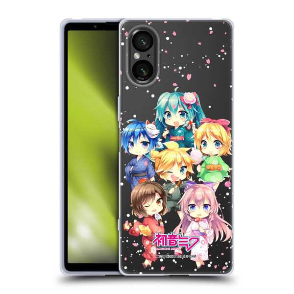 Hatsune Miku Virtual Singers Characters Soft Gel Case for Sony Xperia 5 V 5G