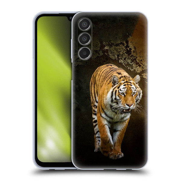 Simone Gatterwe Animals Siberian Tiger Soft Gel Case for Samsung Galaxy M15/F15 5G
