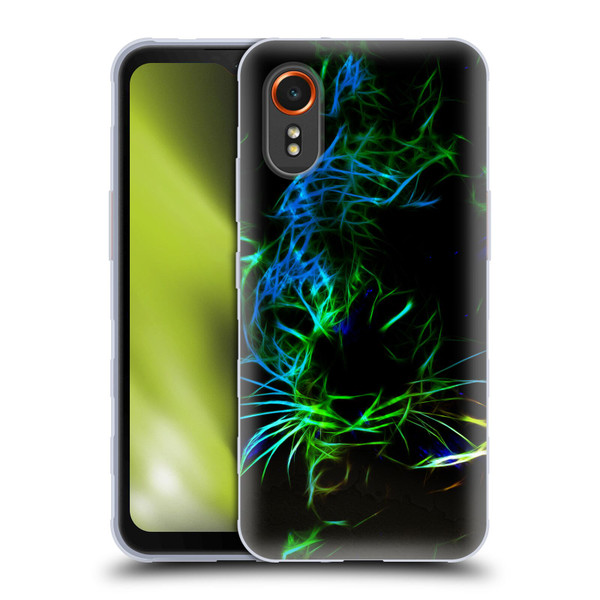 Simone Gatterwe Animals Neon Leopard Soft Gel Case for Samsung Galaxy Xcover7 5G