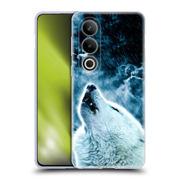 Simone Gatterwe Animals 2 Howling Wolf Soft Gel Case for OPPO OnePlus Ace 3V 5G