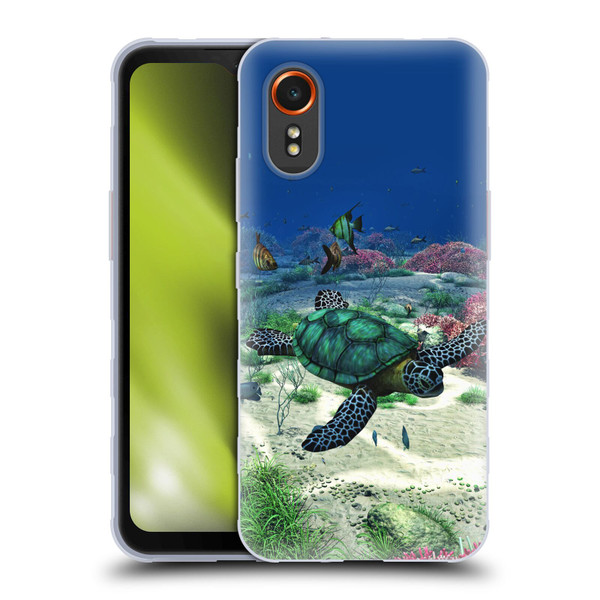 Simone Gatterwe Life In Sea Turtle Soft Gel Case for Samsung Galaxy Xcover7 5G