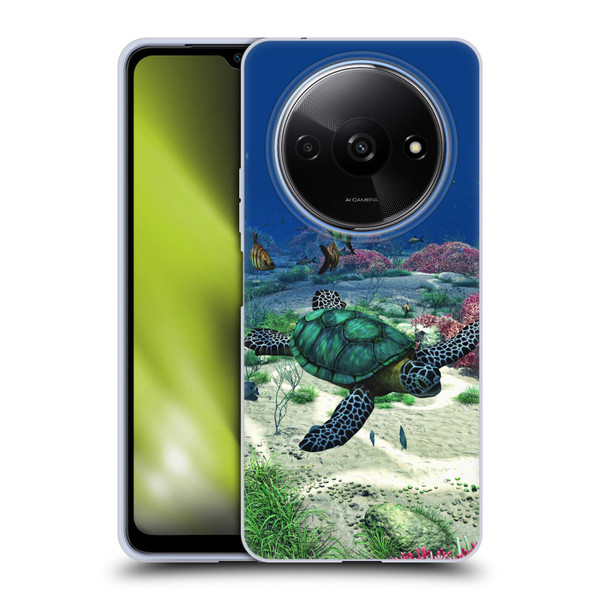 Simone Gatterwe Life In Sea Turtle Soft Gel Case for Xiaomi Redmi A3