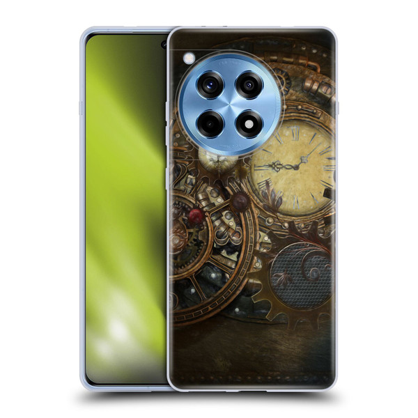 Simone Gatterwe Steampunk Clocks Soft Gel Case for OPPO OnePlus Ace 3 5G