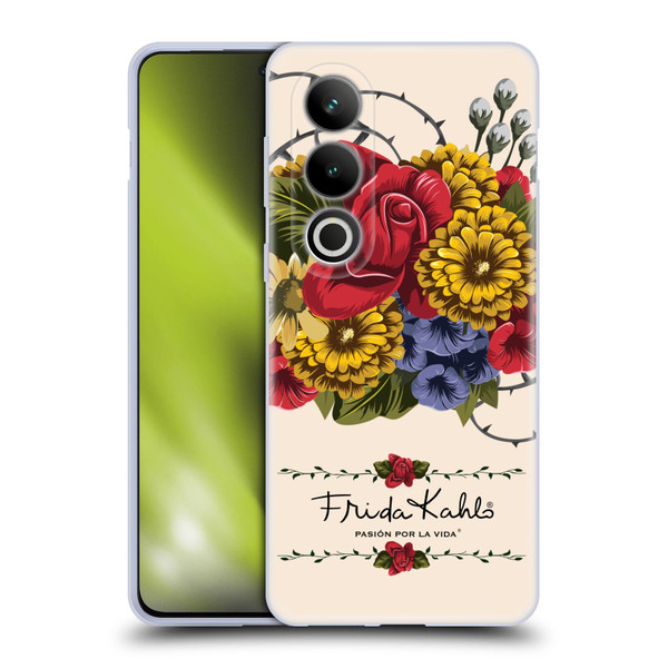 Frida Kahlo Red Florals Vine Soft Gel Case for OPPO OnePlus Ace 3V 5G