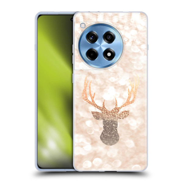 Monika Strigel Champagne Gold Deer Soft Gel Case for OPPO OnePlus Ace 3 5G
